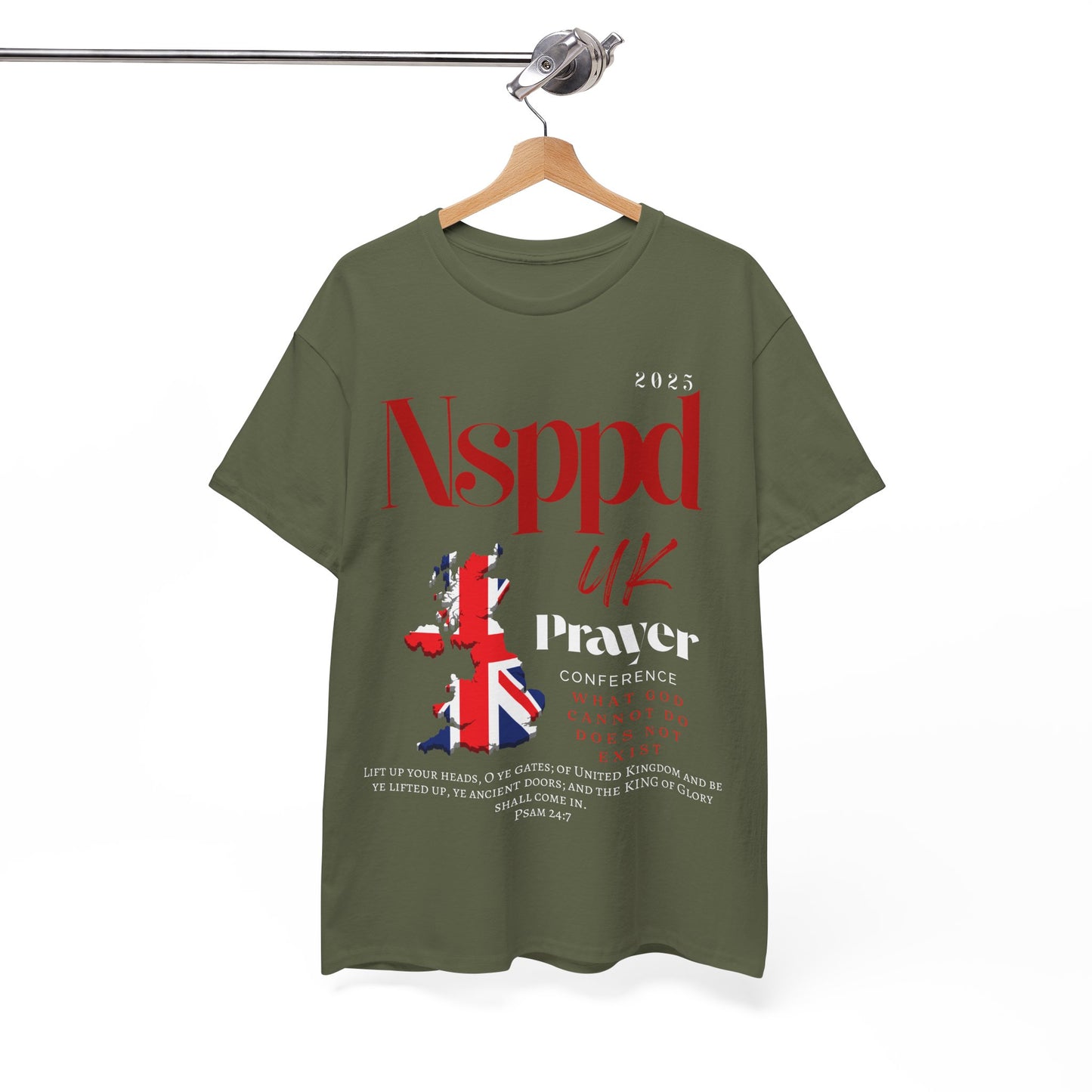 NSPPD UK Prayer Conference Unisex Heavy Cotton Tee