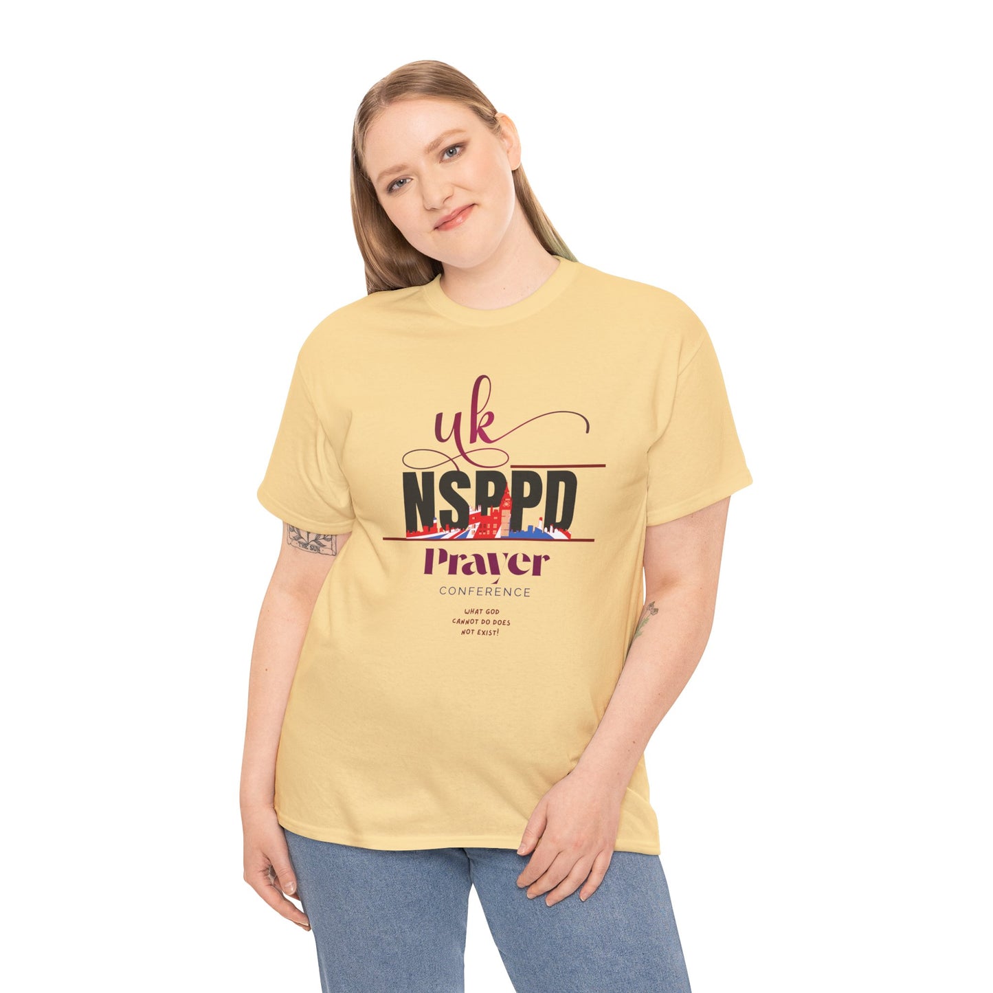 NSPPD UK Prayer Conference Unisex Heavy Cotton Tee,