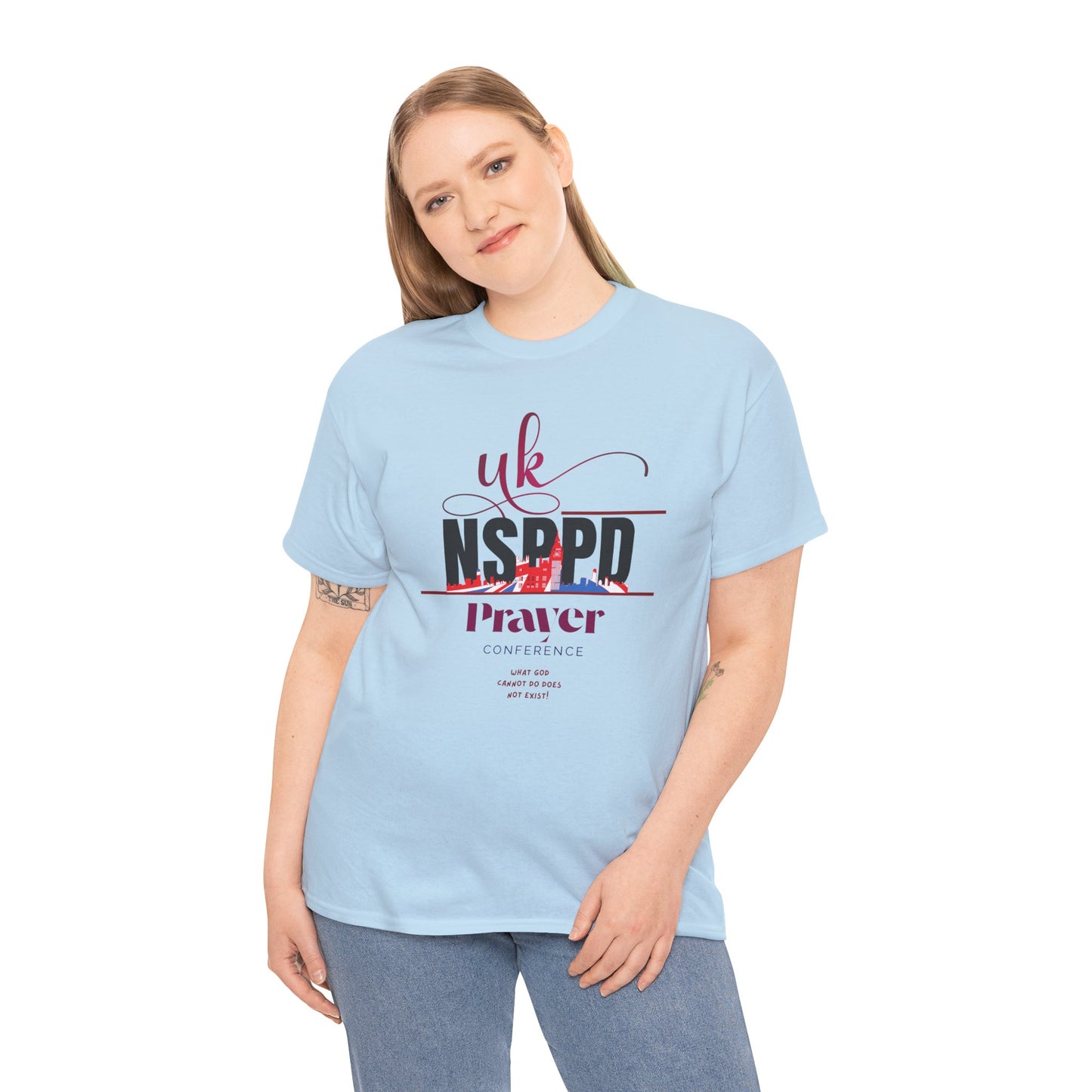 NSPPD UK Prayer Conference Unisex Heavy Cotton Tee,