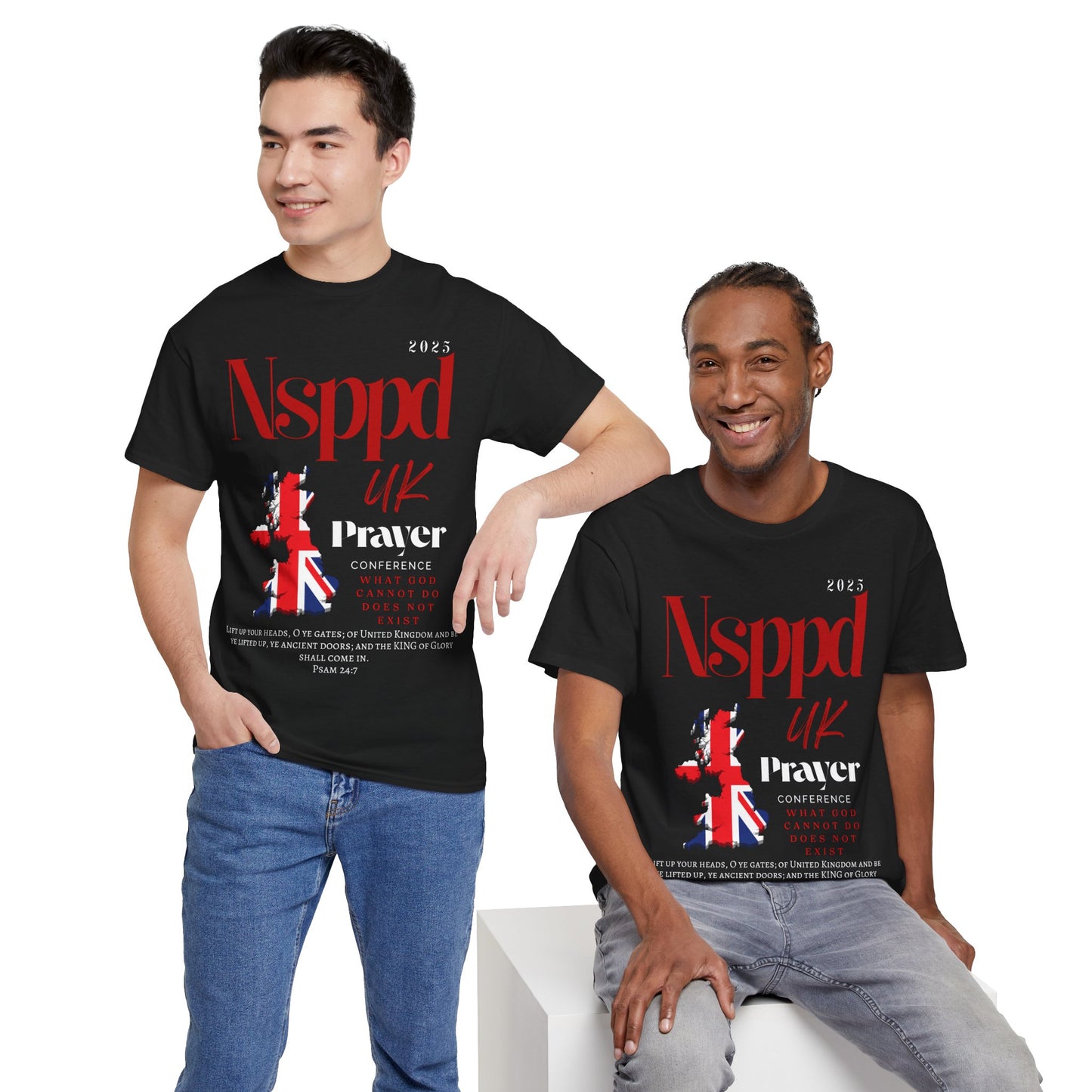 NSPPD UK Prayer Conference Unisex Heavy Cotton Tee
