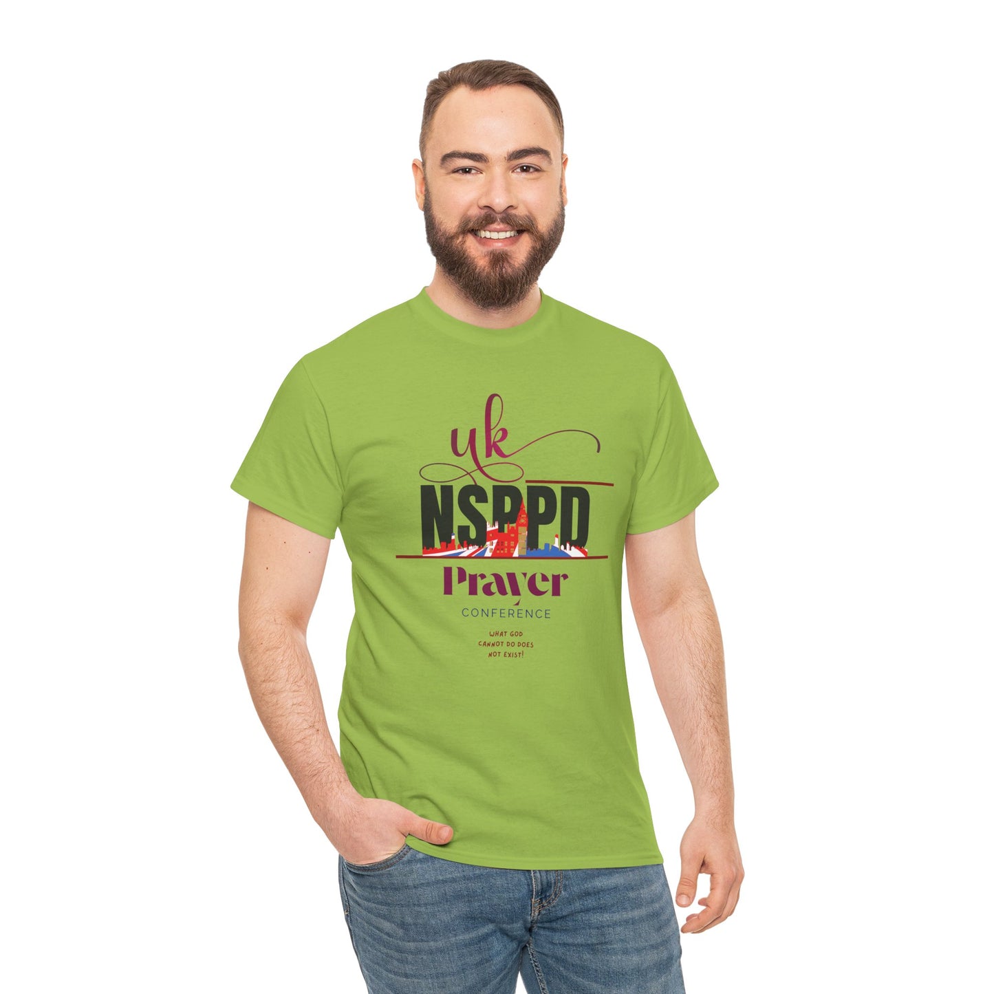 NSPPD UK Prayer Conference Unisex Heavy Cotton Tee,