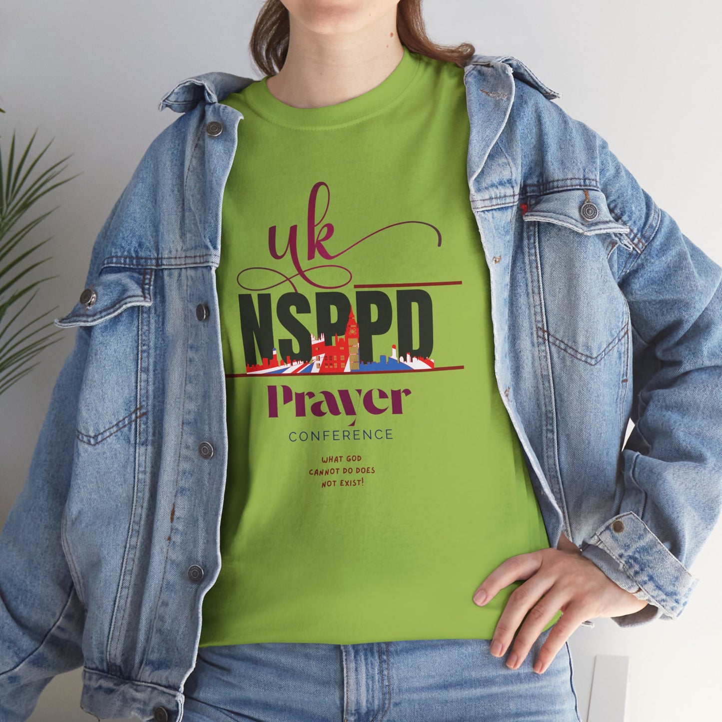 NSPPD UK Prayer Conference Unisex Heavy Cotton Tee,