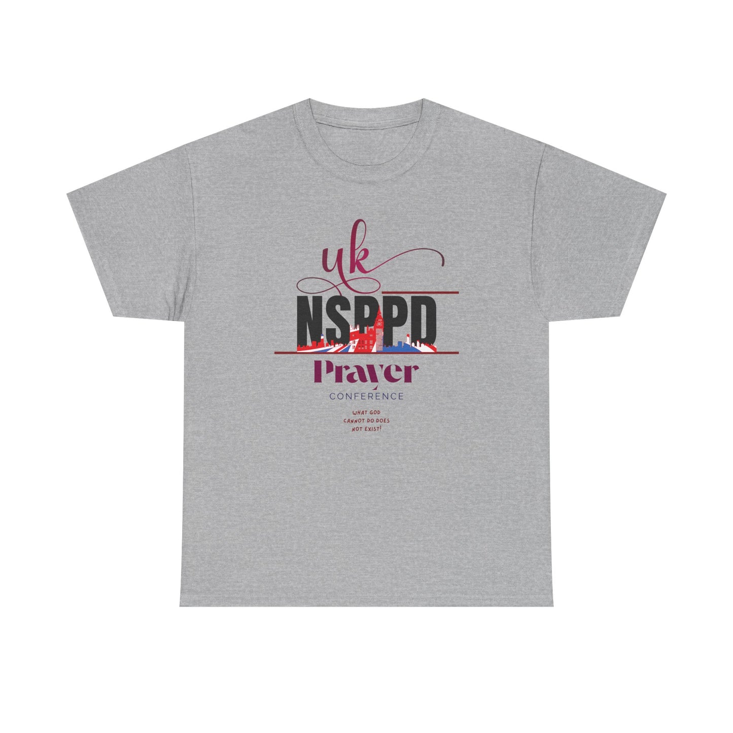 NSPPD UK Prayer Conference Unisex Heavy Cotton Tee,