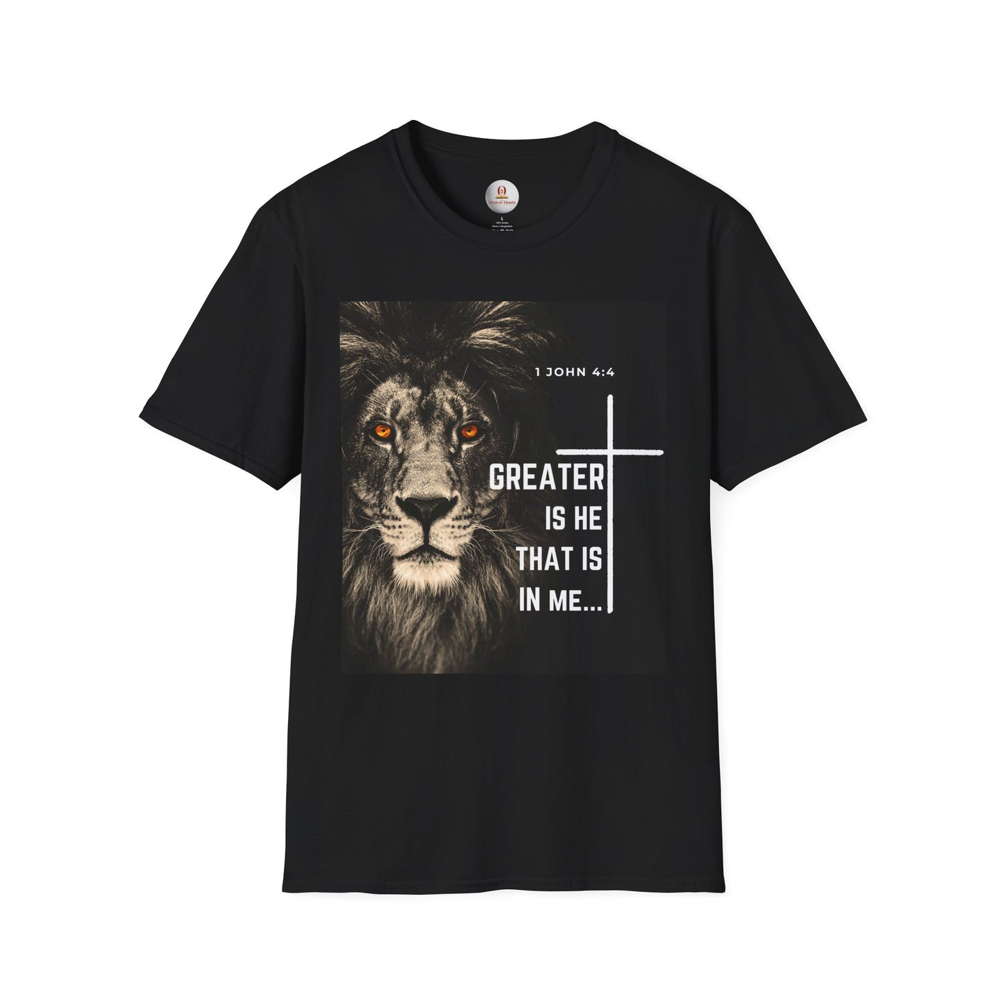 Greater is HE than he Unisex Softstyle T-Shirt