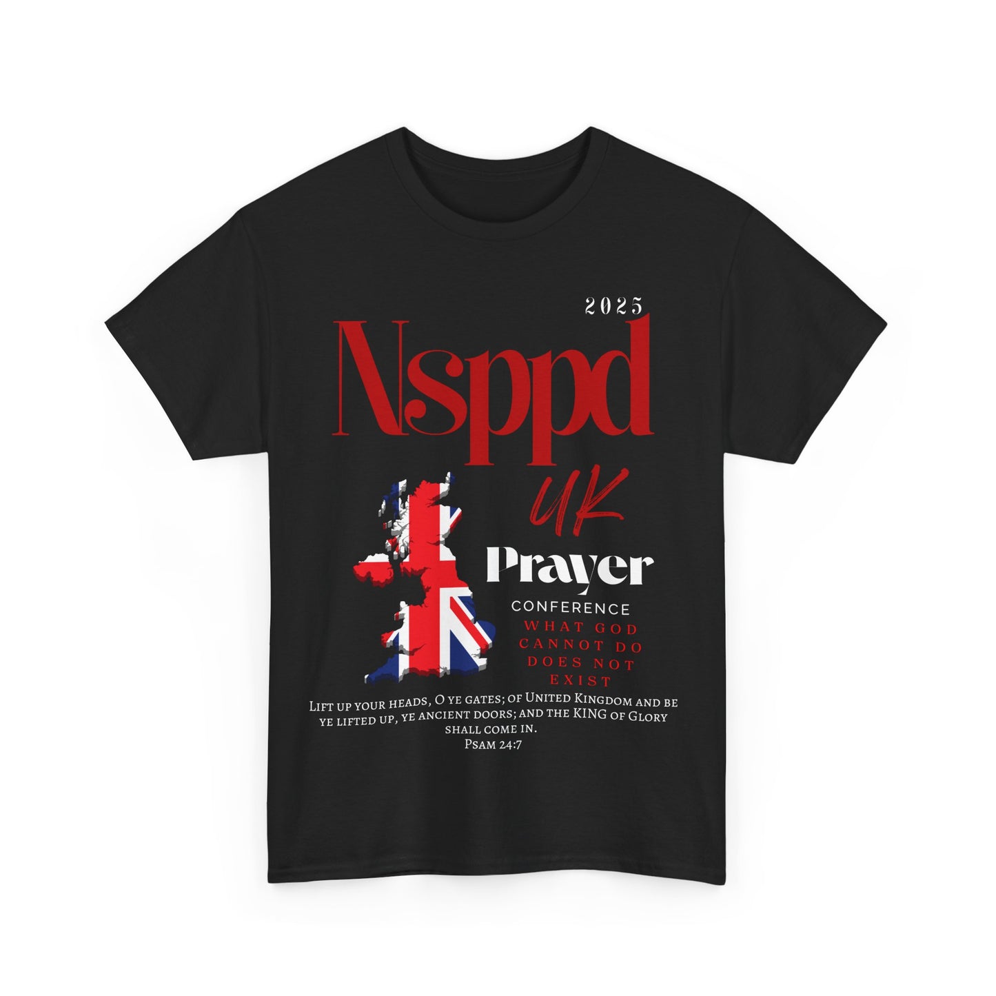 NSPPD UK Prayer Conference Unisex Heavy Cotton Tee