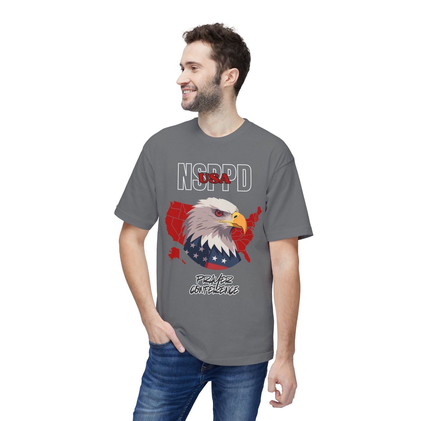 What God Cannot Do Does Not Exist" – Unisex Midweight T-shirt, Made in US