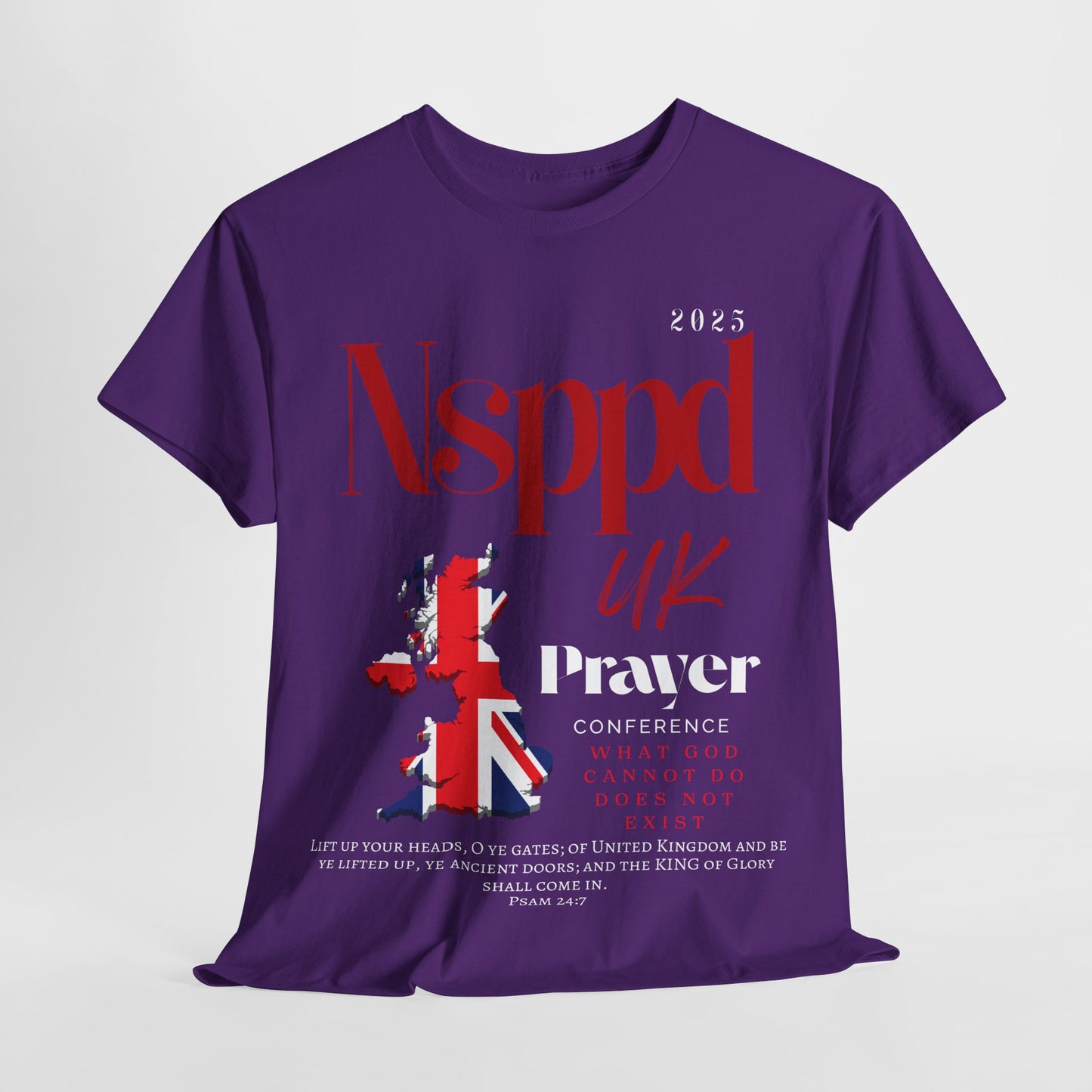 NSPPD UK Prayer Conference Unisex Heavy Cotton Tee