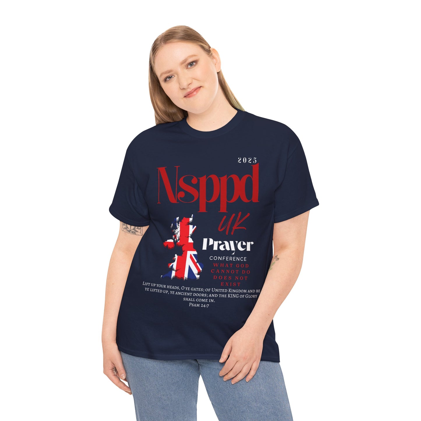 NSPPD UK Prayer Conference Unisex Heavy Cotton Tee