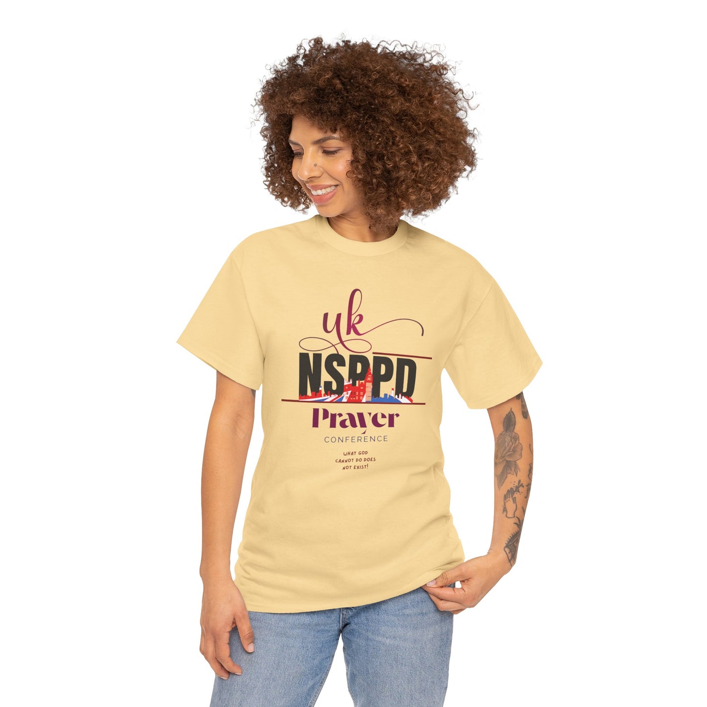 NSPPD UK Prayer Conference Unisex Heavy Cotton Tee,