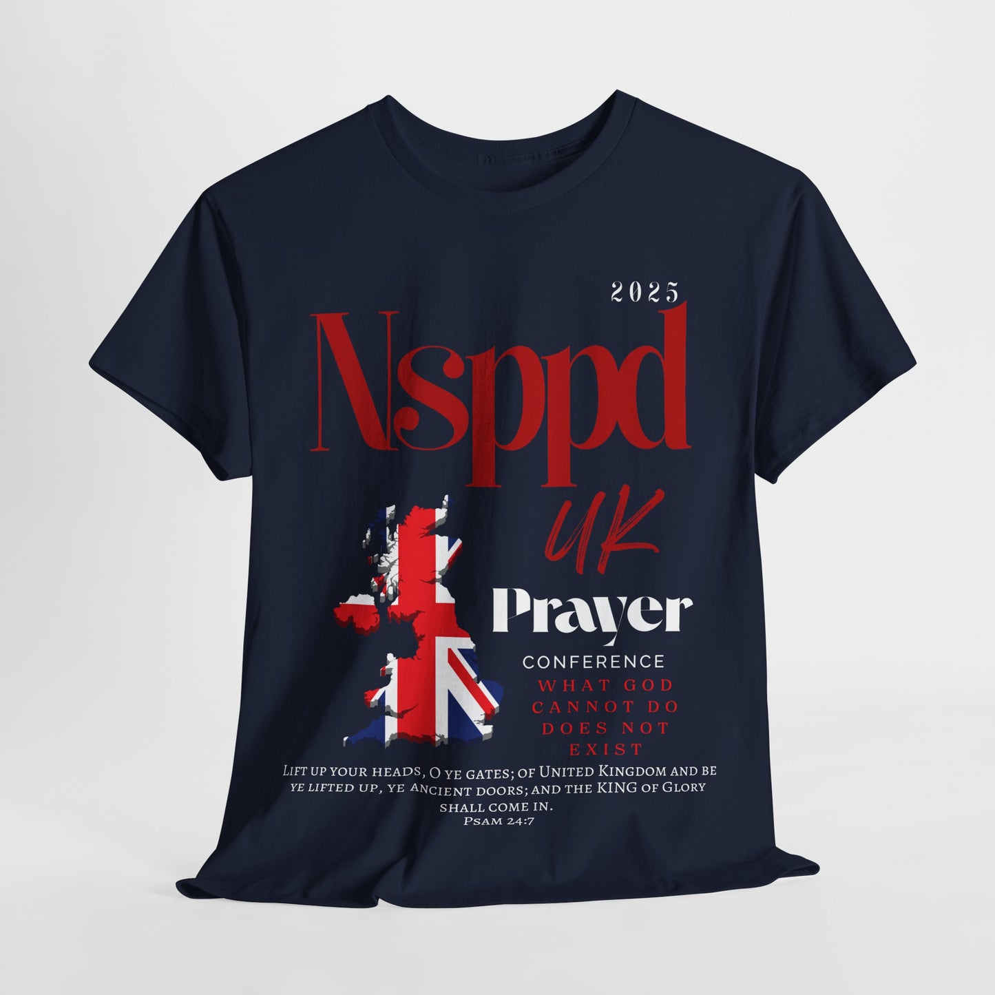 NSPPD UK Prayer Conference Unisex Heavy Cotton Tee