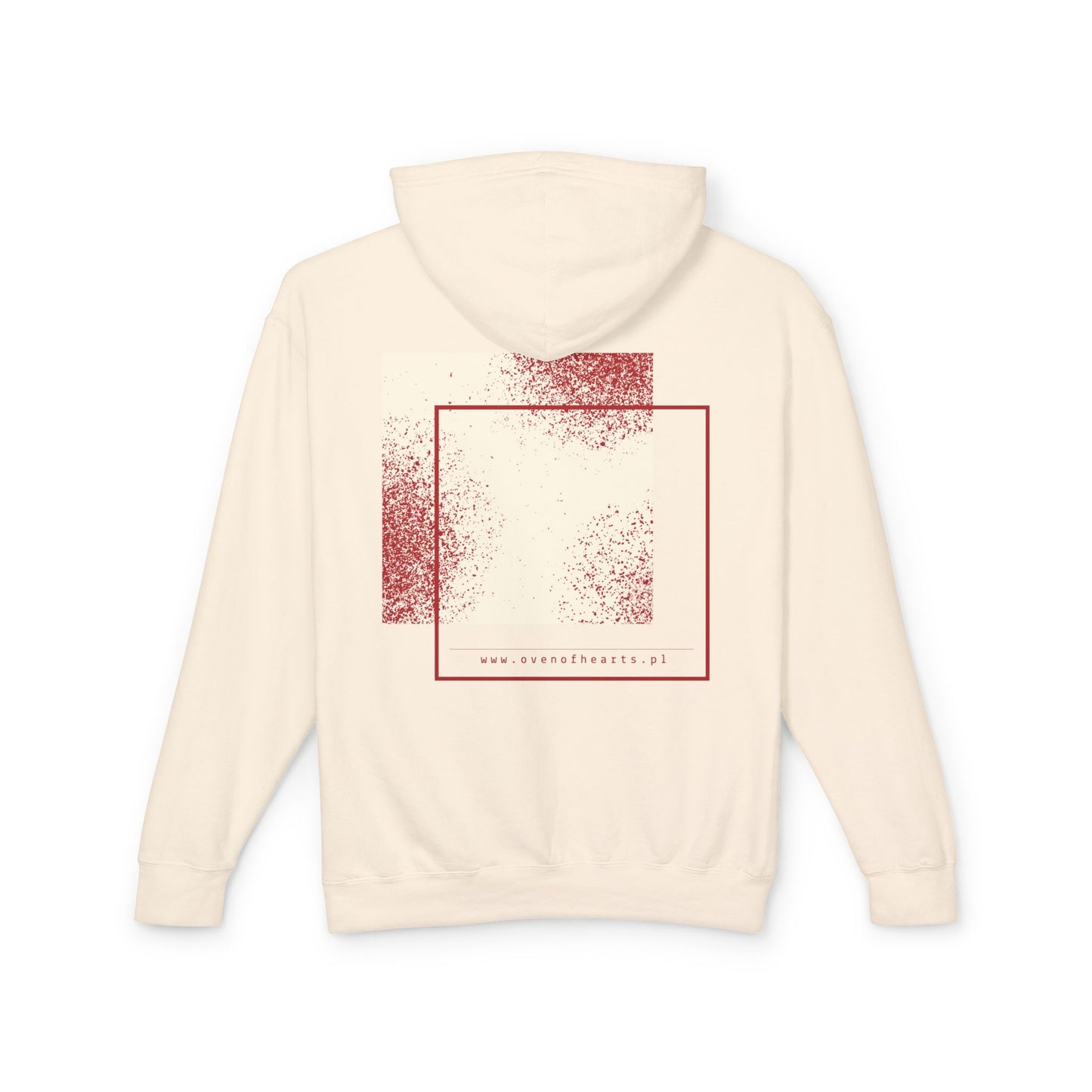 Justified  Ivory Unisex Lightweight Hooded Sweatshirt