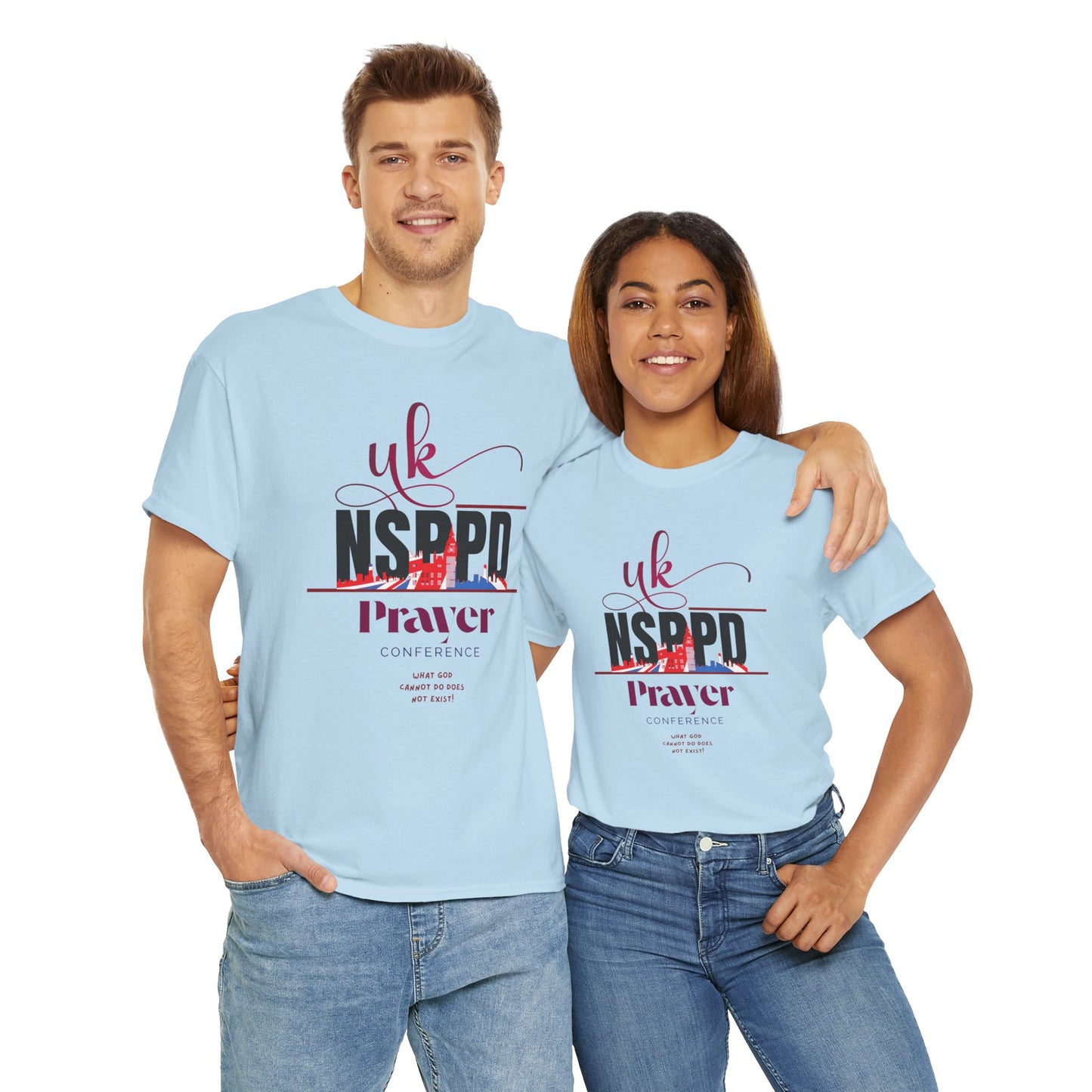 NSPPD UK Prayer Conference Unisex Heavy Cotton Tee,