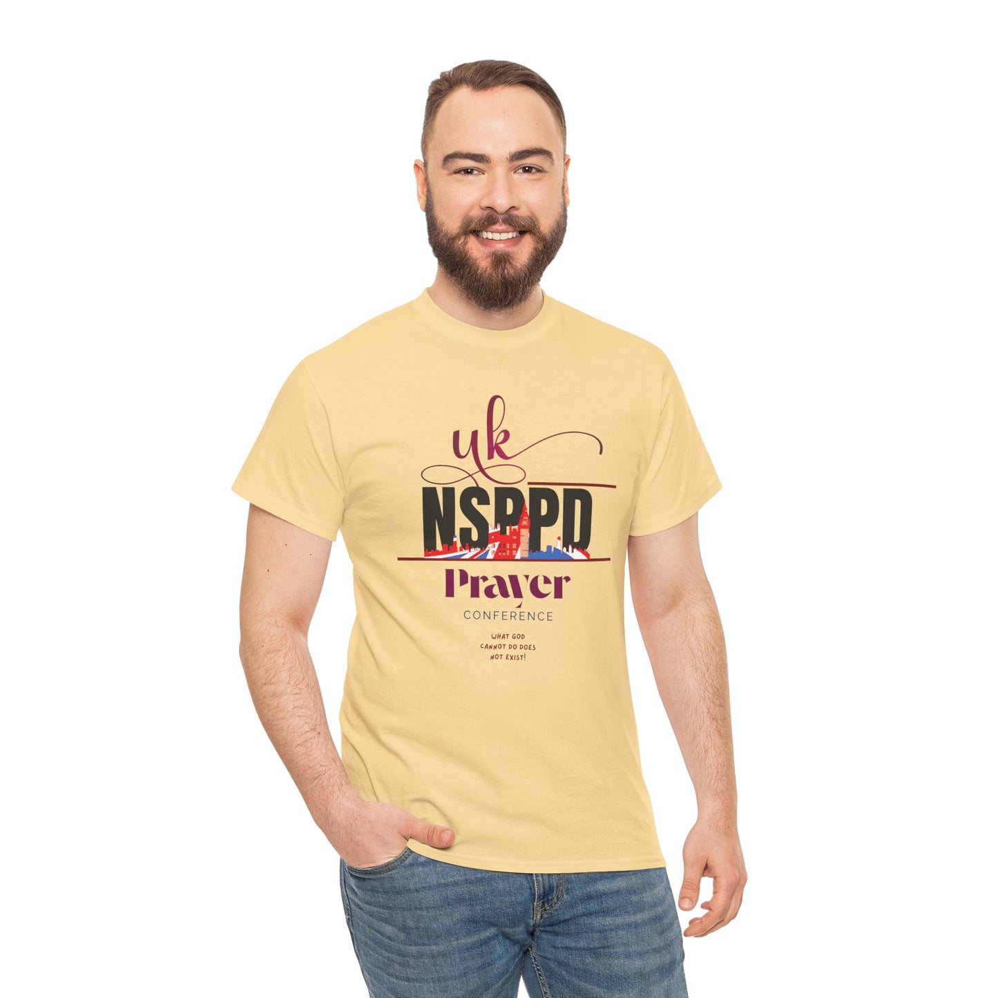 NSPPD UK Prayer Conference Unisex Heavy Cotton Tee,