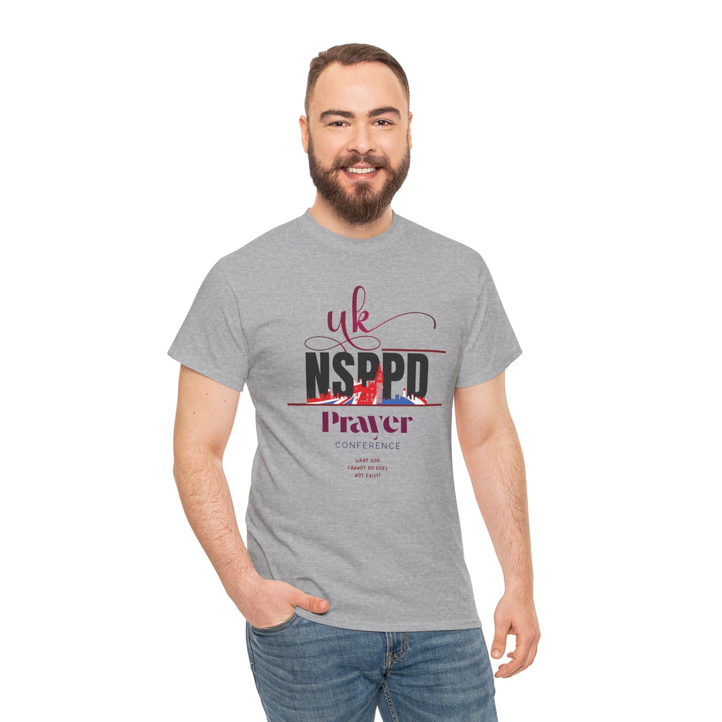 NSPPD UK Prayer Conference Unisex Heavy Cotton Tee,
