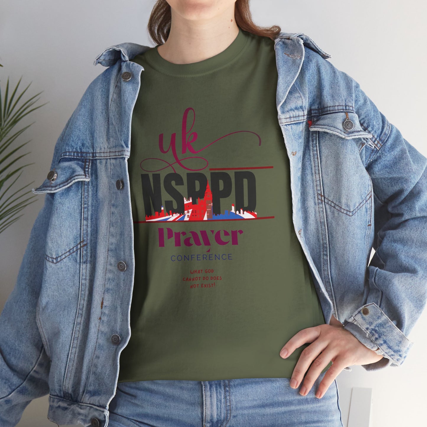 NSPPD UK Prayer Conference Unisex Heavy Cotton Tee,