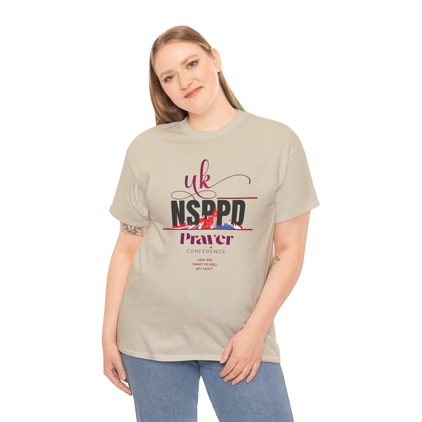 NSPPD UK Prayer Conference Unisex Heavy Cotton Tee,