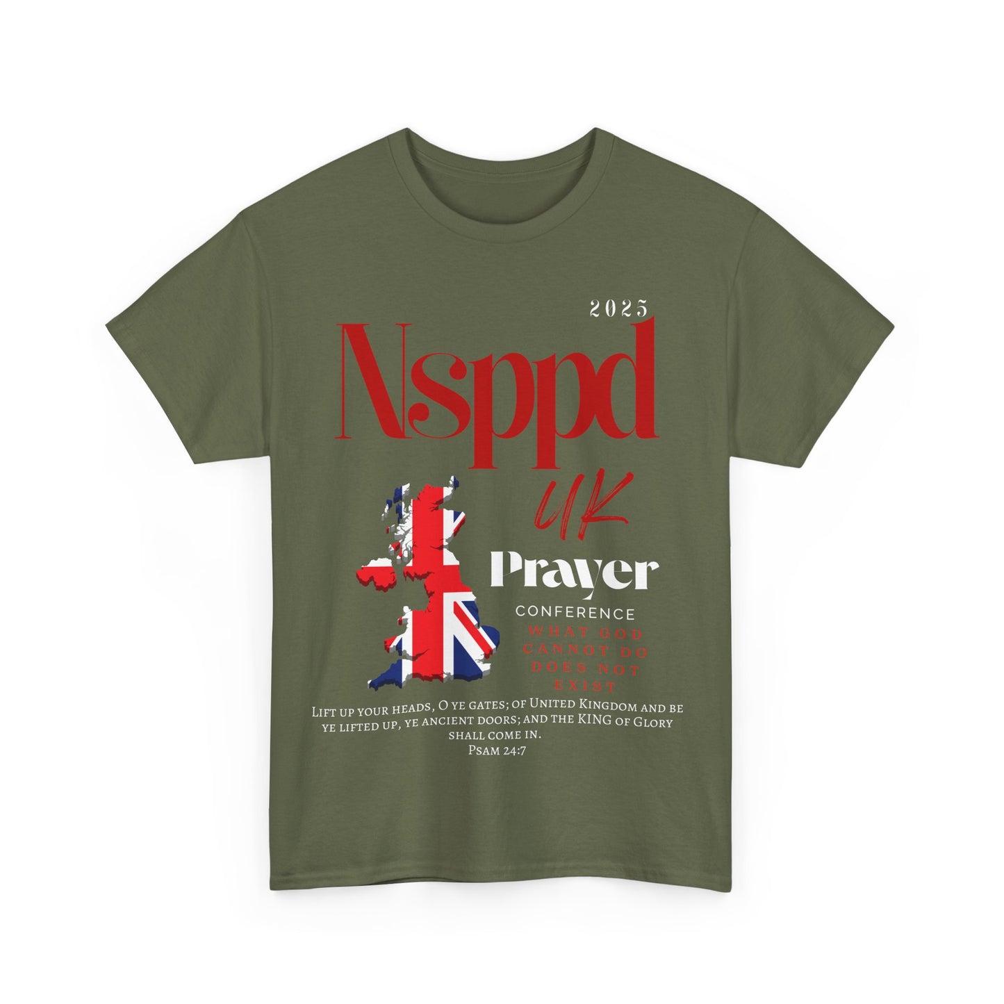 NSPPD UK Prayer Conference Unisex Heavy Cotton Tee