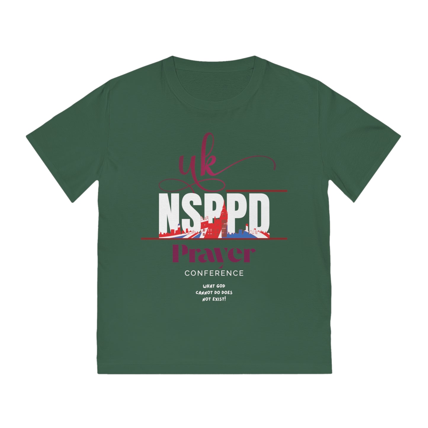 NSPPD UK Prayer Conference – Unisex Organic Rocker T-Shirt