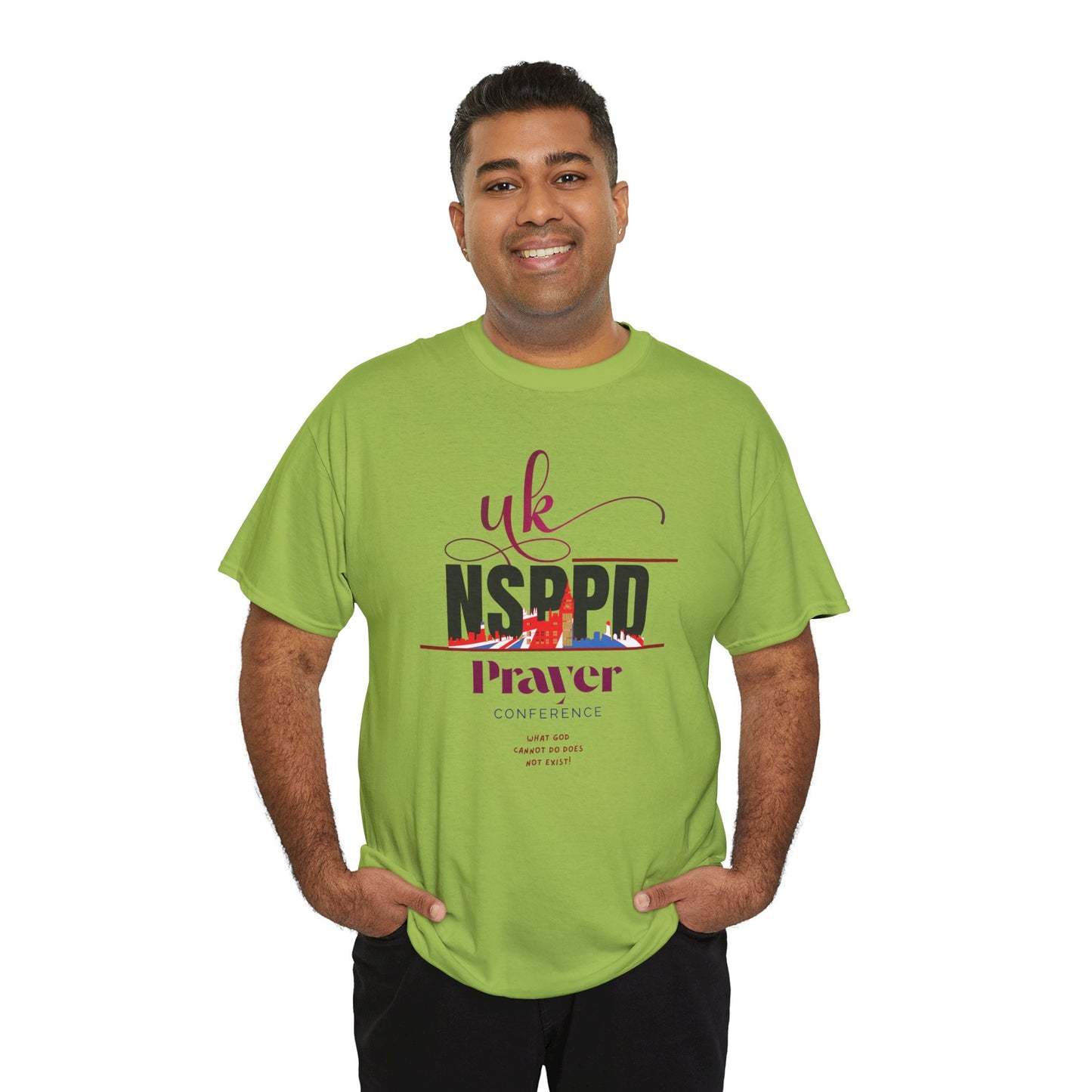 NSPPD UK Prayer Conference Unisex Heavy Cotton Tee,
