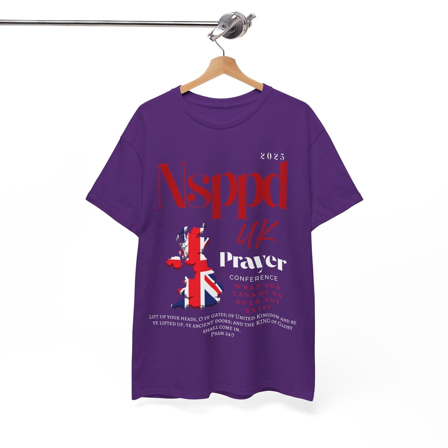 NSPPD UK Prayer Conference Unisex Heavy Cotton Tee