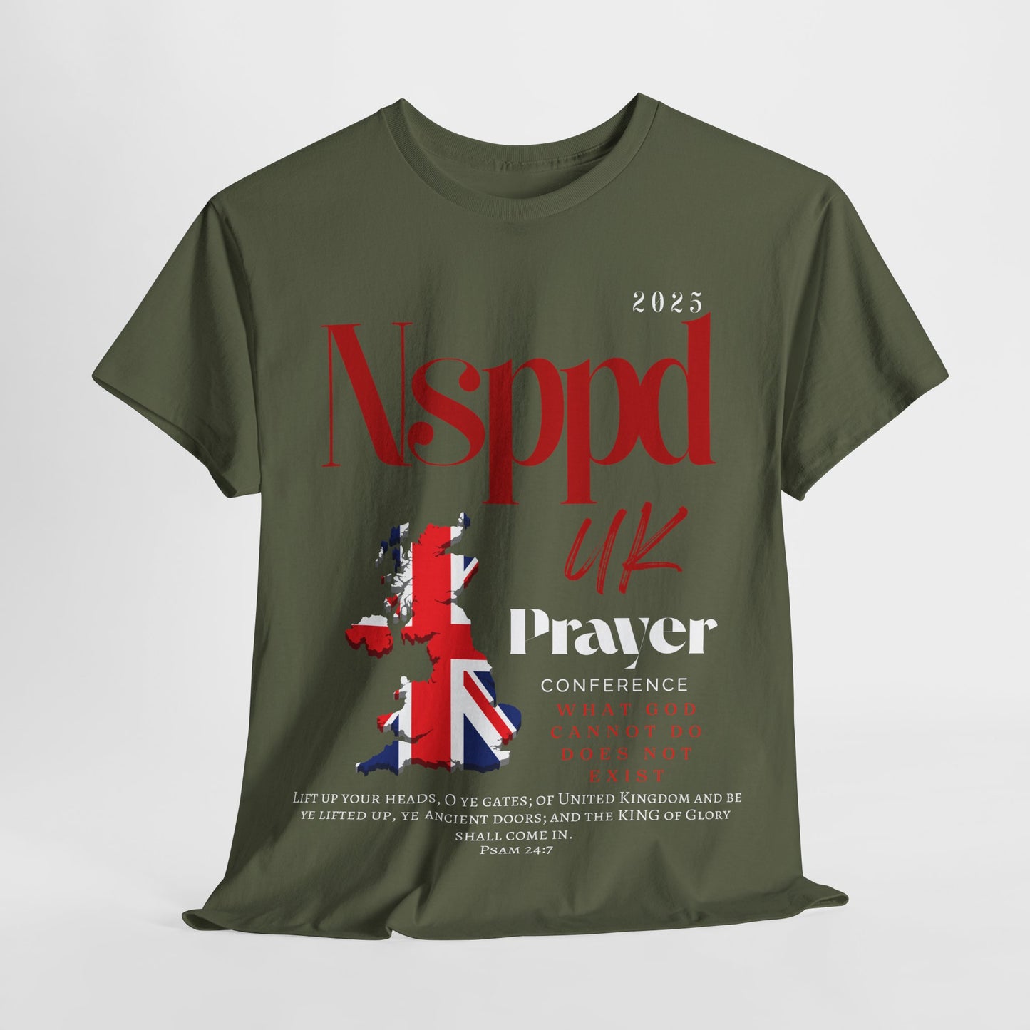 NSPPD UK Prayer Conference Unisex Heavy Cotton Tee