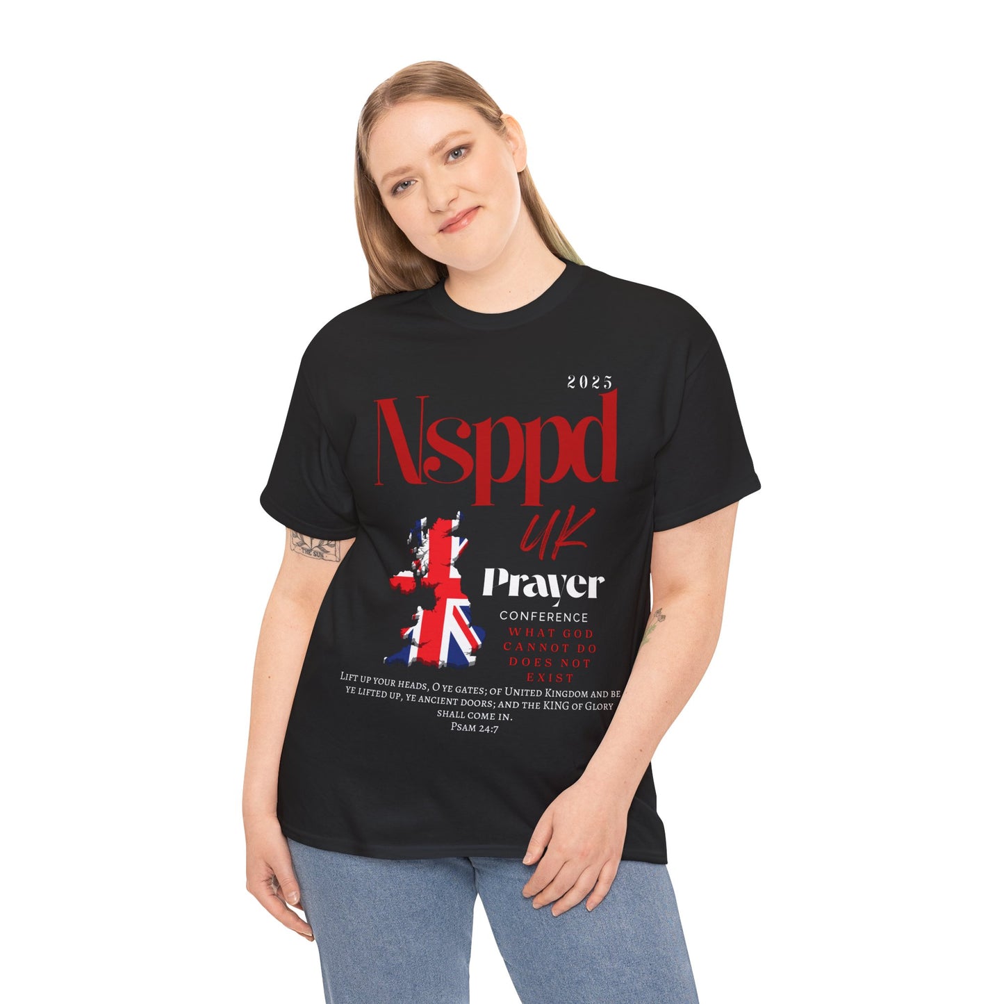 NSPPD UK Prayer Conference Unisex Heavy Cotton Tee
