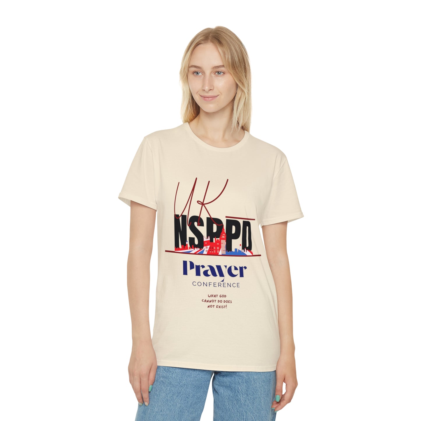 NSPPD UK Prayer Conference 2025 – Official Unisex Rocker T-Shirt