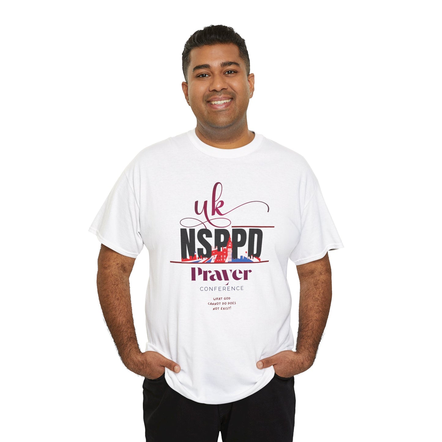 NSPPD UK Prayer Conference Unisex Heavy Cotton Tee,
