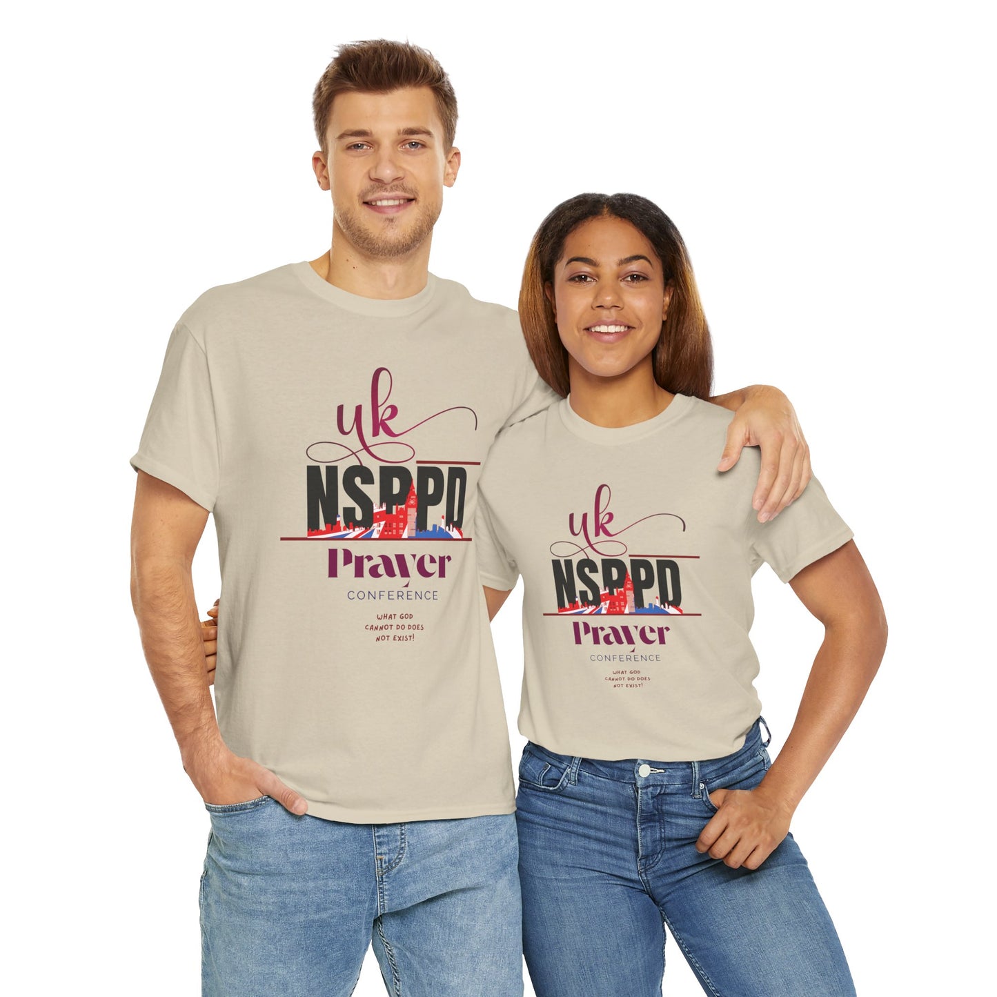 NSPPD UK Prayer Conference Unisex Heavy Cotton Tee,