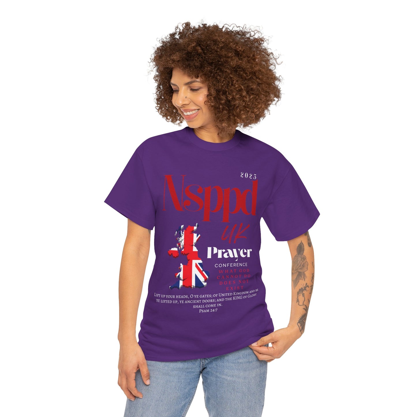 NSPPD UK Prayer Conference Unisex Heavy Cotton Tee