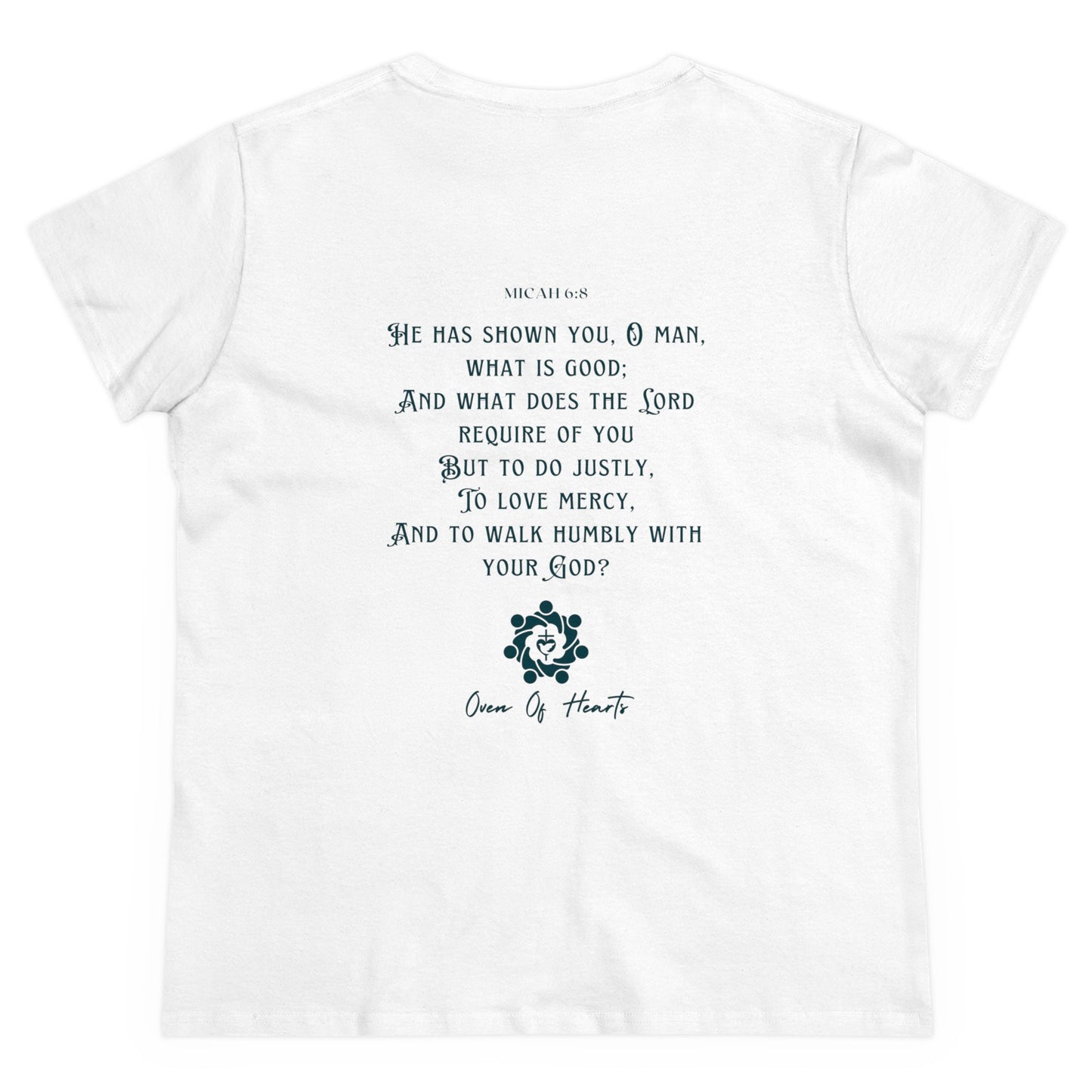 Justice & Mercy - Micah 6:8 Cotton Shirt for Women