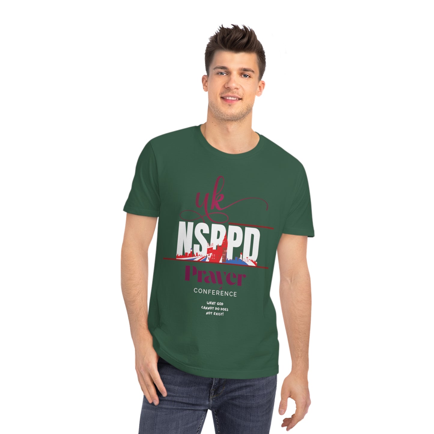 NSPPD UK Prayer Conference – Unisex Organic Rocker T-Shirt