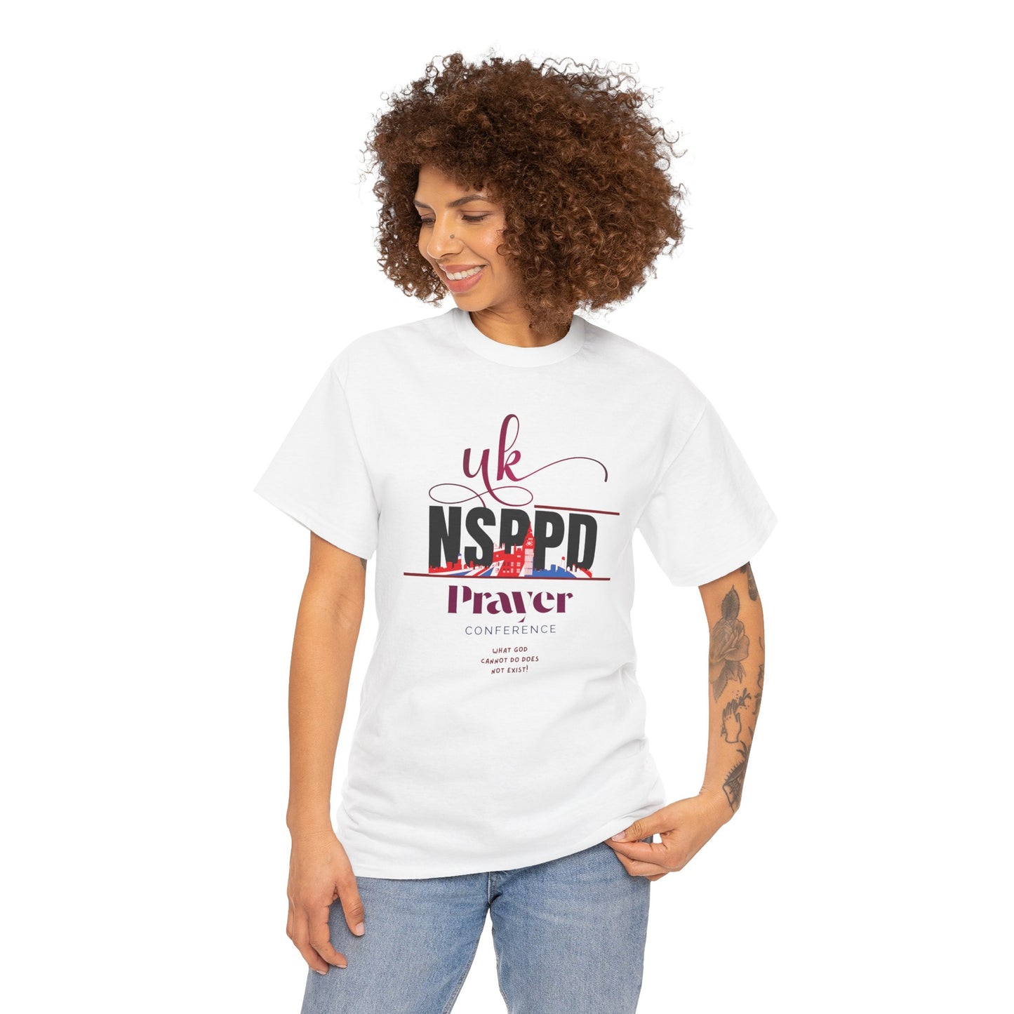 NSPPD UK Prayer Conference Unisex Heavy Cotton Tee,