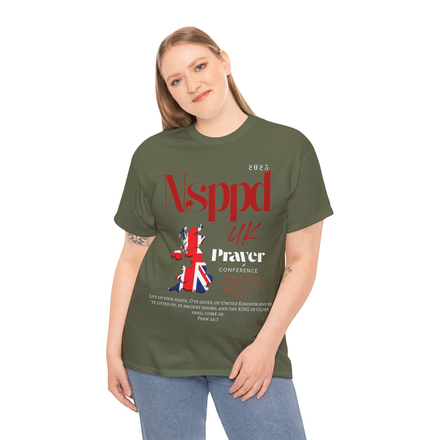 NSPPD UK Prayer Conference Unisex Heavy Cotton Tee
