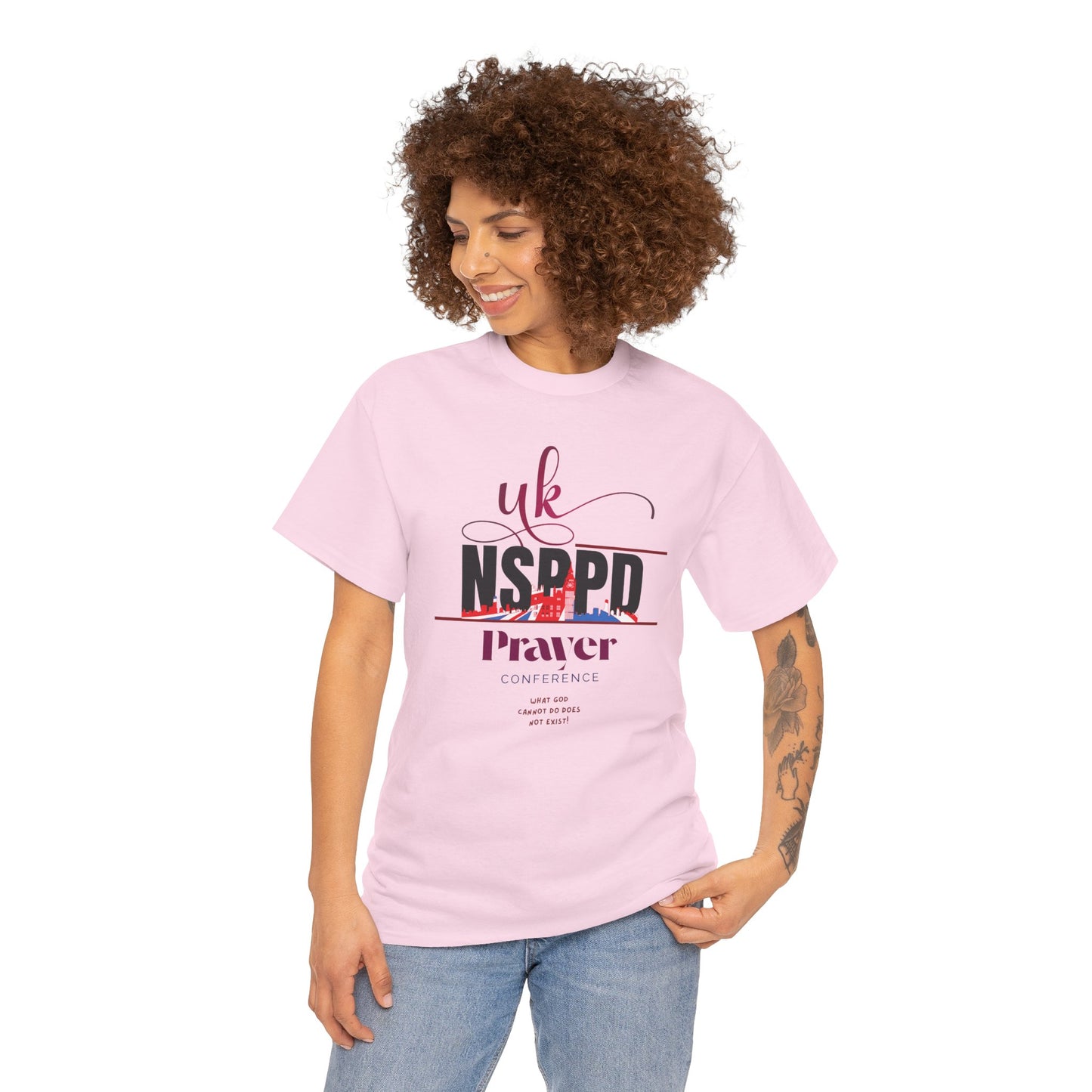 NSPPD UK Prayer Conference Unisex Heavy Cotton Tee,