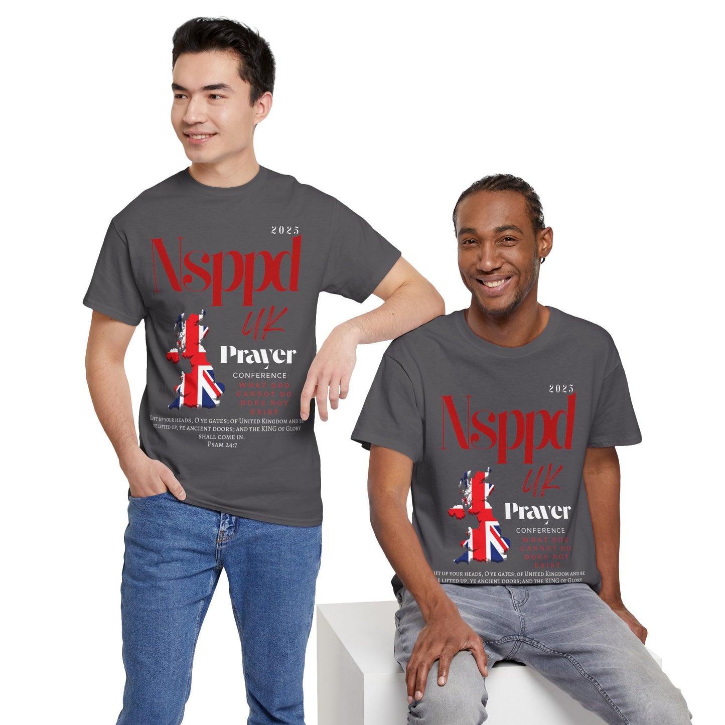 NSPPD UK Prayer Conference Unisex Heavy Cotton Tee
