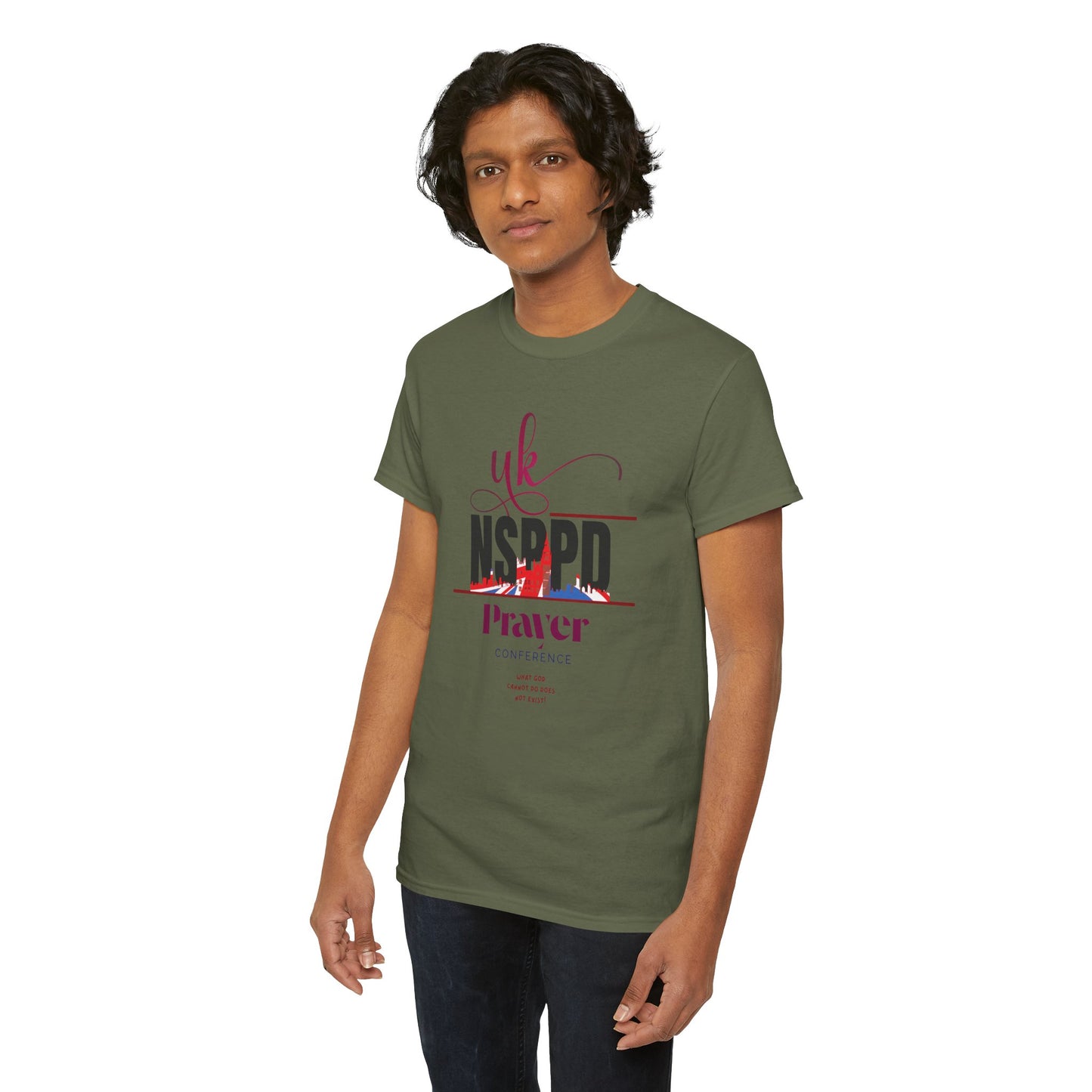 NSPPD UK Prayer Conference Unisex Heavy Cotton Tee,