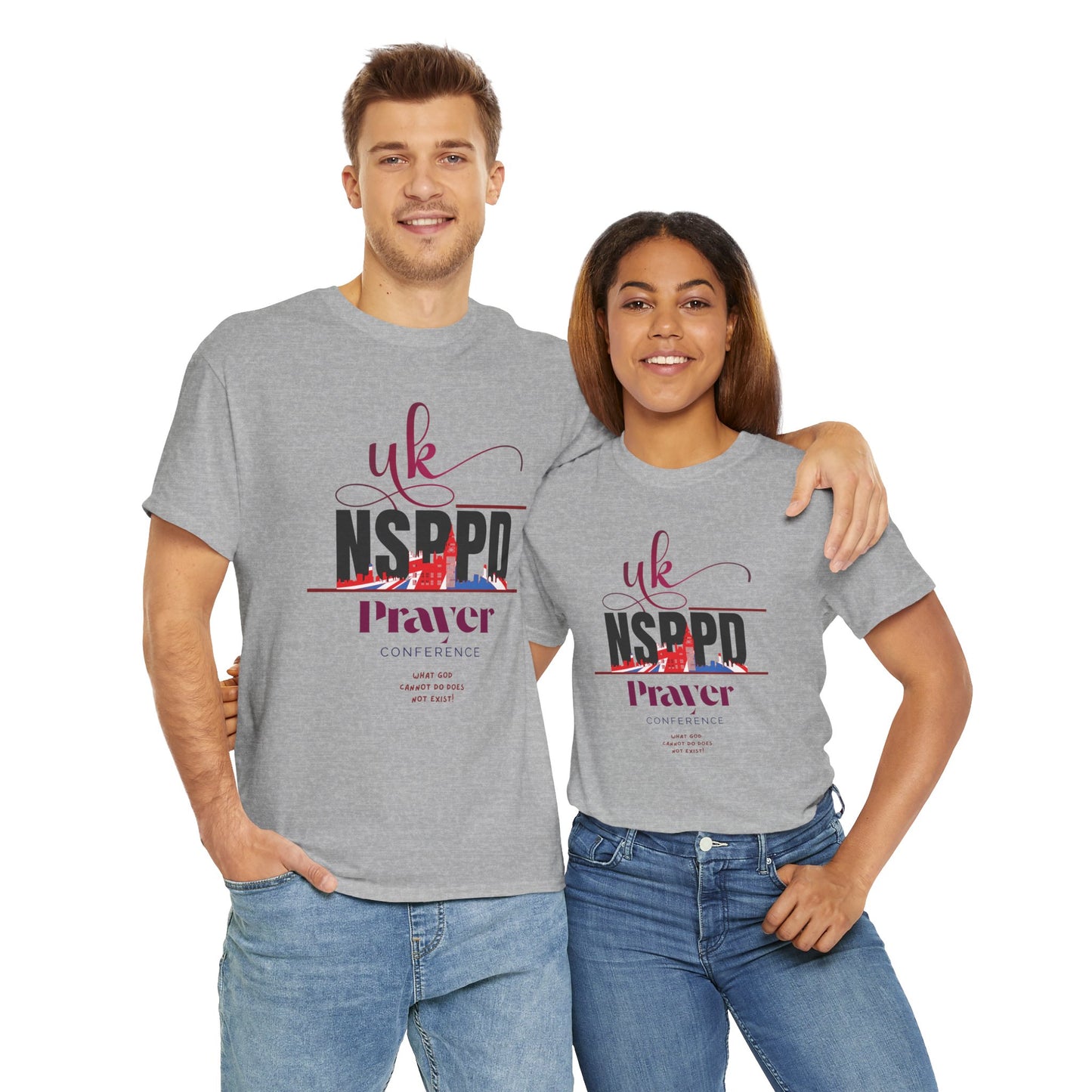 NSPPD UK Prayer Conference Unisex Heavy Cotton Tee,