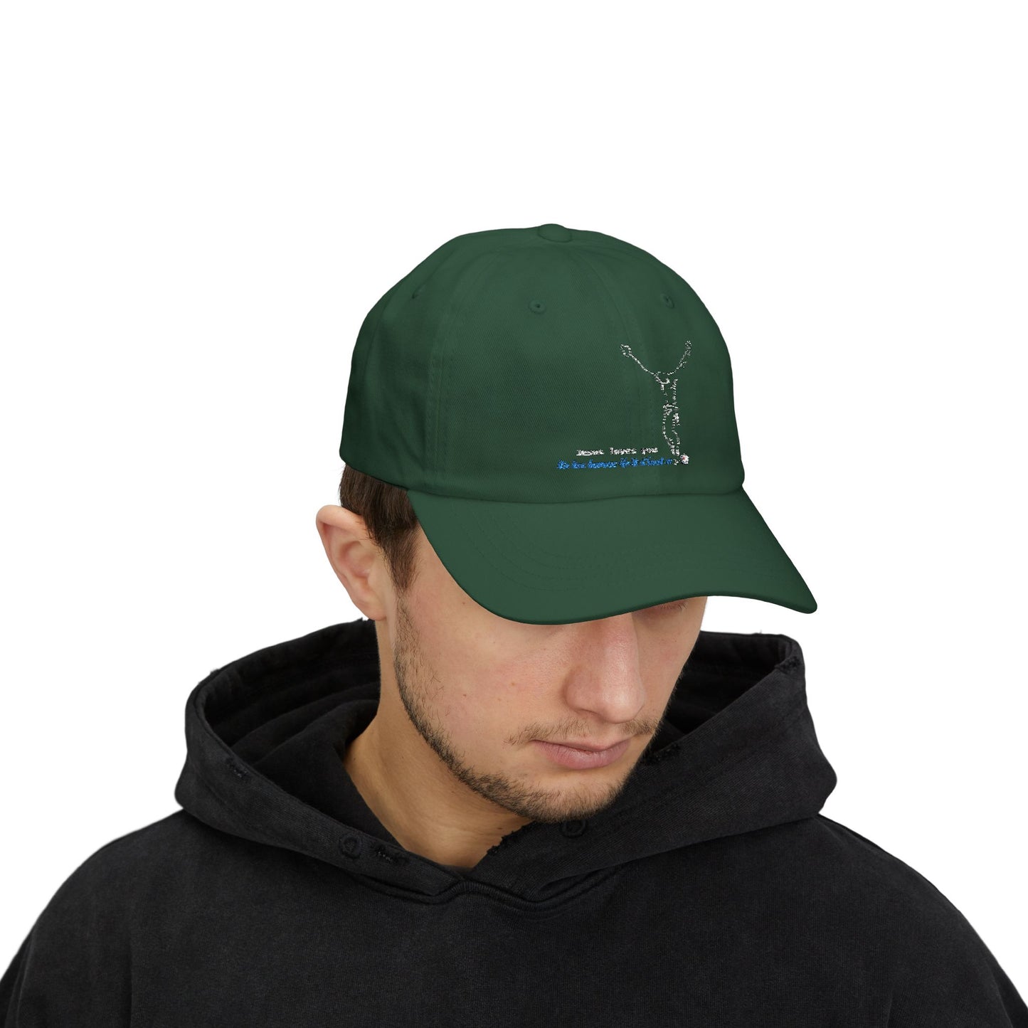 Jesus Loves you Classic Dad Cap– Inspired by 1 John 4:19