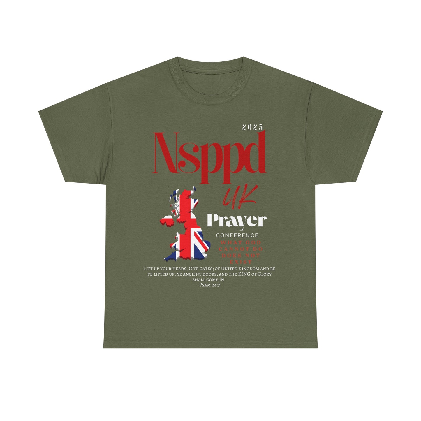NSPPD UK Prayer Conference Unisex Heavy Cotton Tee