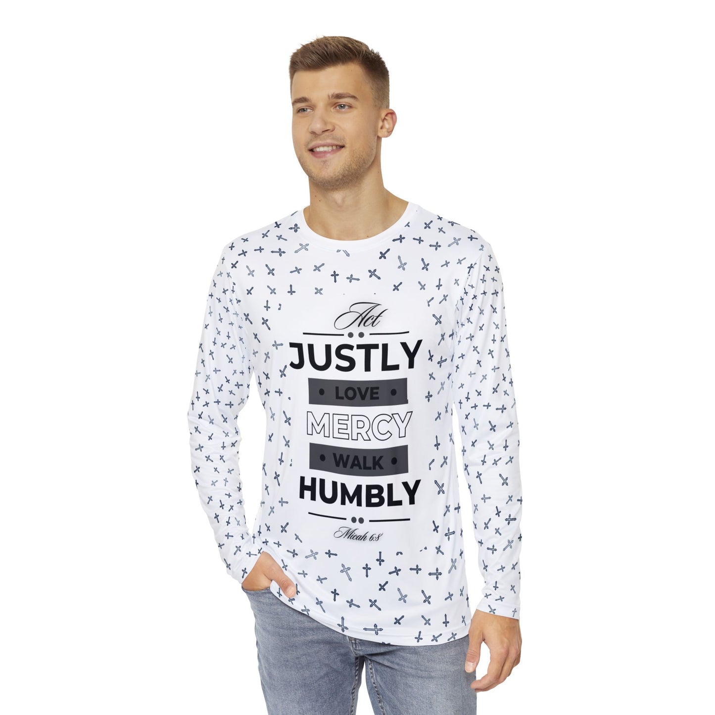 Act Justly Men's Long Sleeve Shirt
