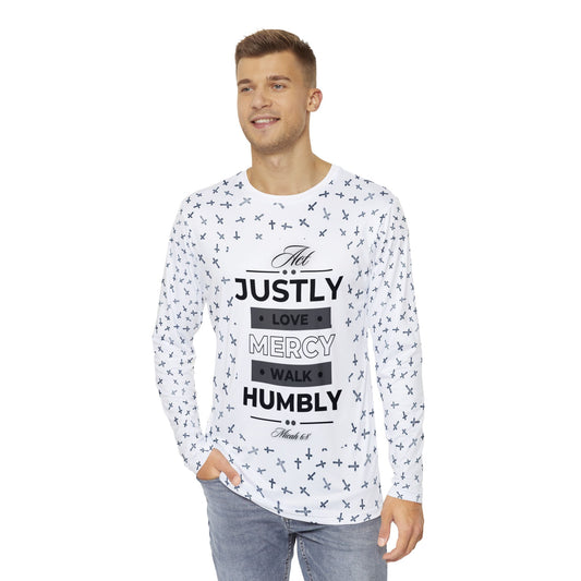 Act Justly Men's Long Sleeve Shirt