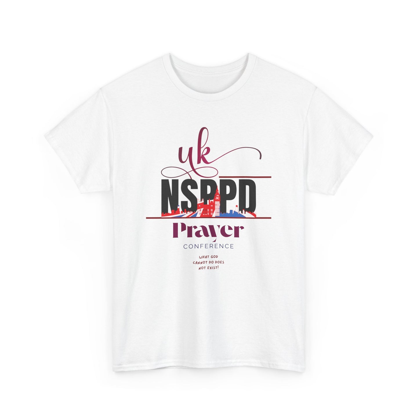 NSPPD UK Prayer Conference Unisex Heavy Cotton Tee,