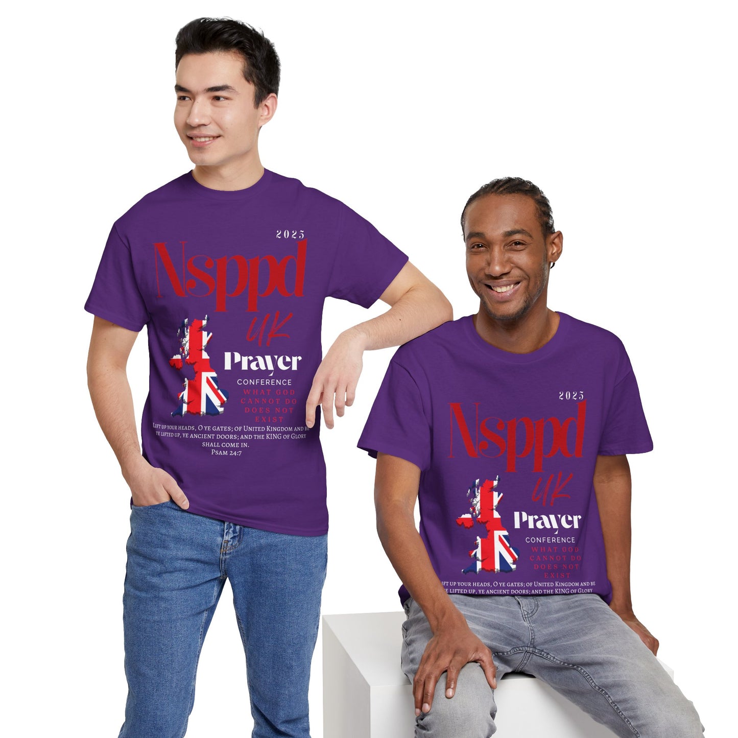 NSPPD UK Prayer Conference Unisex Heavy Cotton Tee