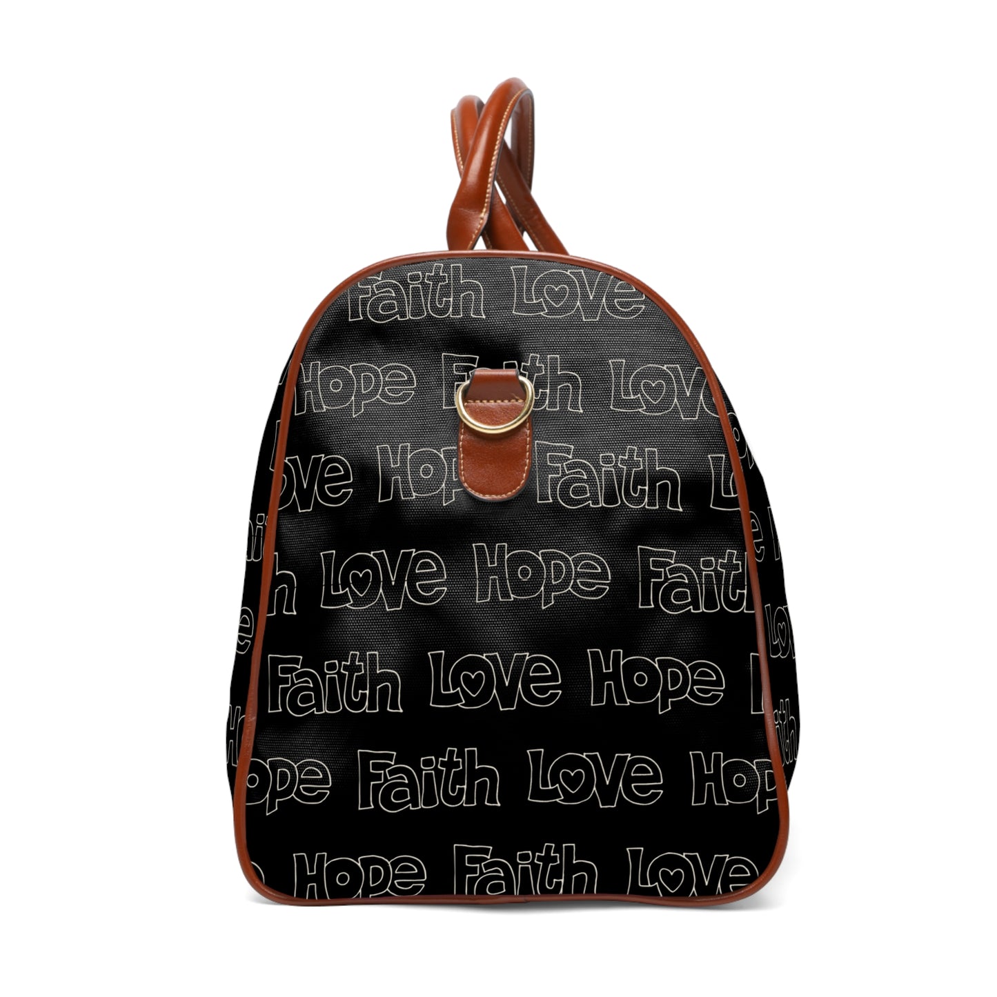 Faith That Speaks Waterproof Travel Bag
