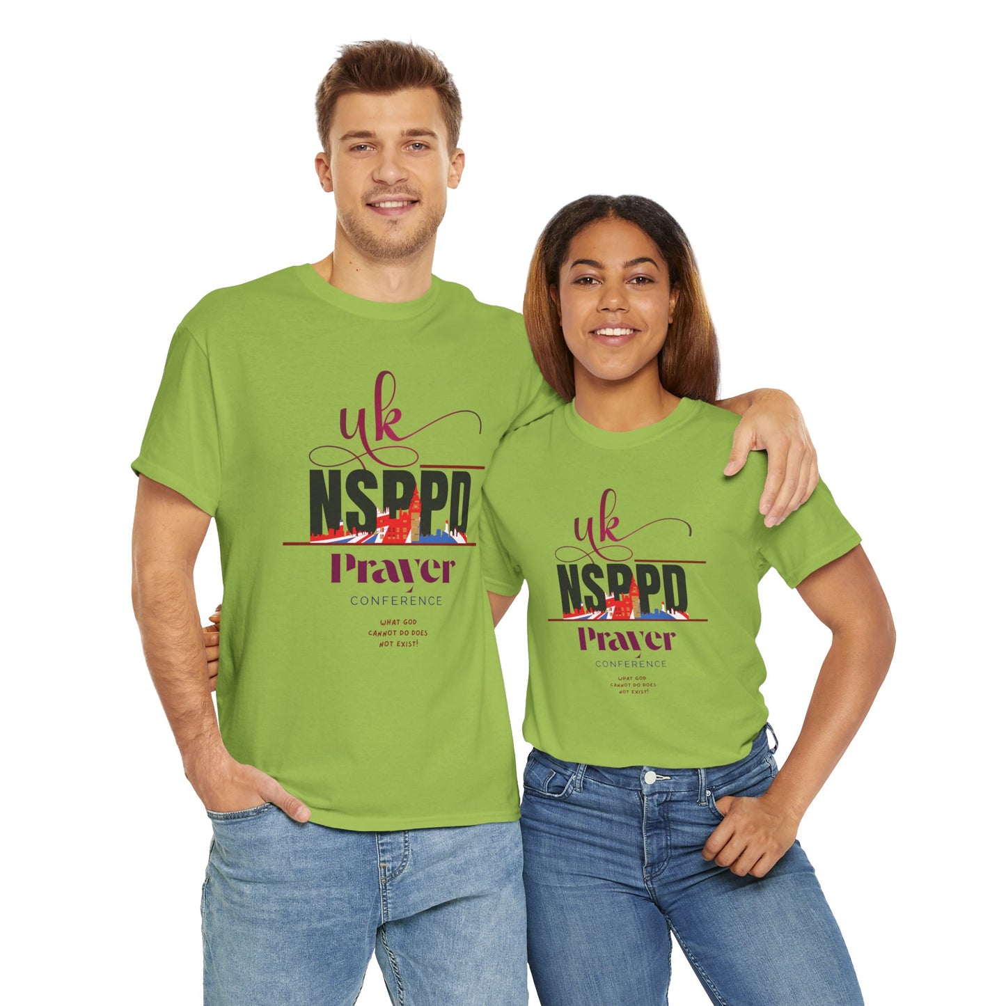 NSPPD UK Prayer Conference Unisex Heavy Cotton Tee,